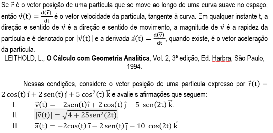 UNICESUMAR ATIVIDADE 3 MAT CÁLCULO DIFERENCIAL E INTEGRAL II 54